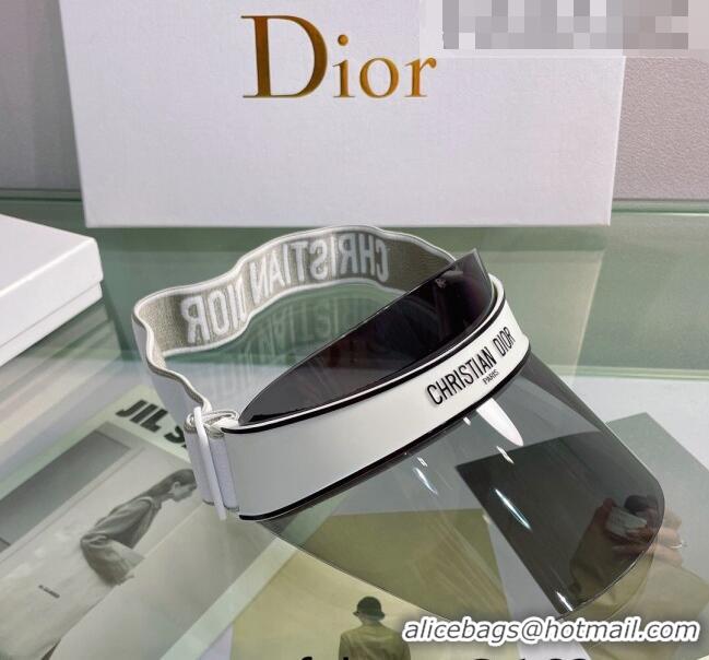 Top Quality Dior DiorClub V1U Visor Hat DH2454 Grey/White 2022