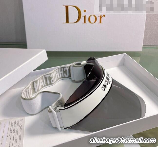 Top Quality Dior DiorClub V1U Visor Hat DH2454 Grey/White 2022