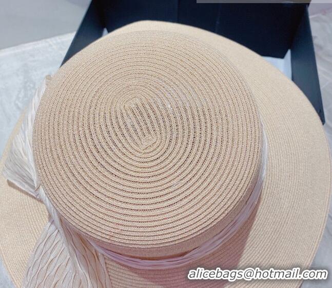 Good Product Dior Straw Wide Brim Hat 0727 Beige 2022