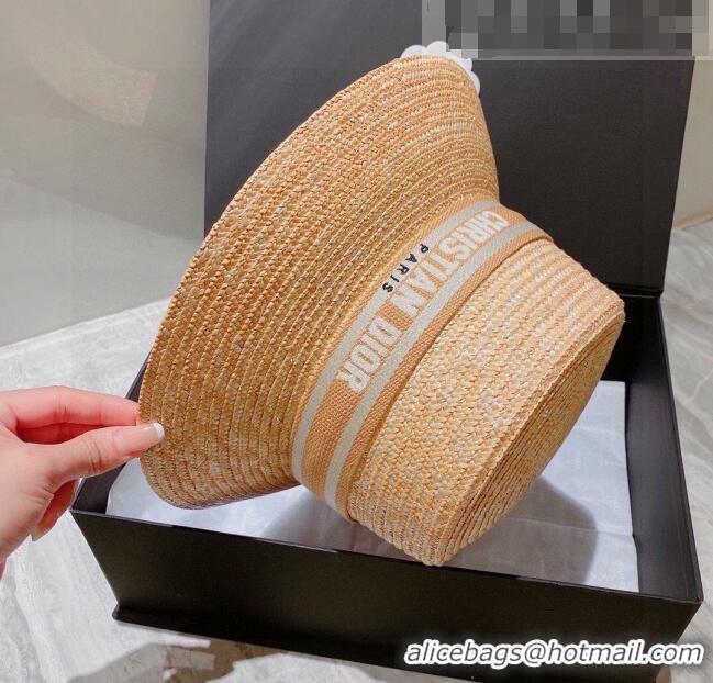 Luxury Cheap Dior Straw Hat DSH81703 Beige 2022