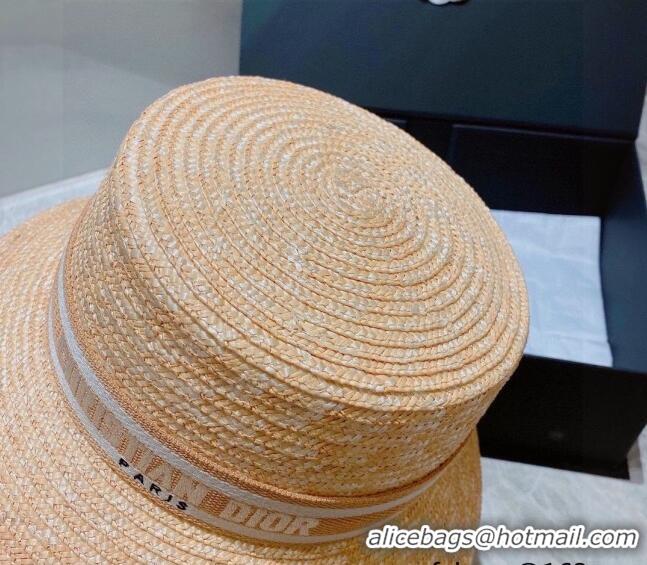 Luxury Cheap Dior Straw Hat DSH81703 Beige 2022