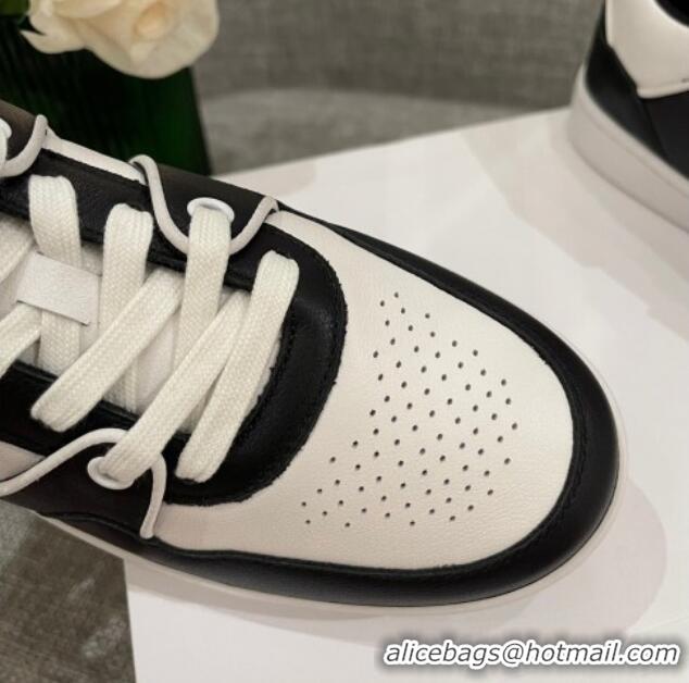 Low Cost Celine White Leather Sneakers Black 062133