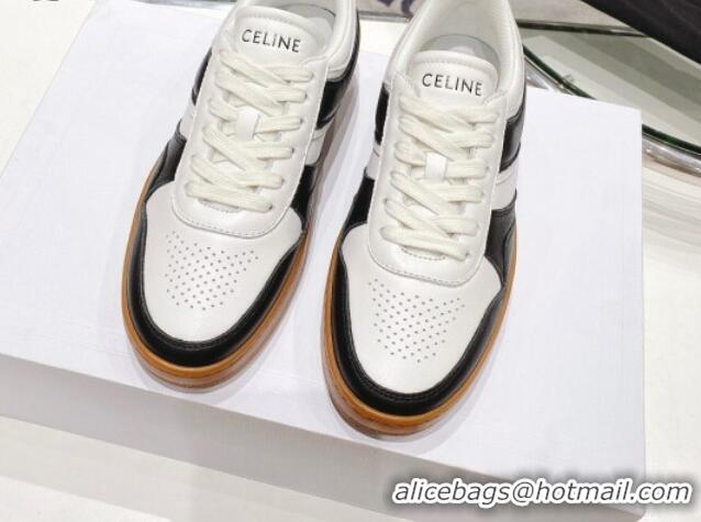 Best Grade Celine Trainer Calfskin Low Sneakers Black 072010