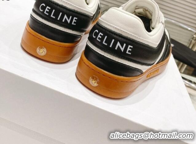 Best Grade Celine Trainer Calfskin Low Sneakers Black 072010