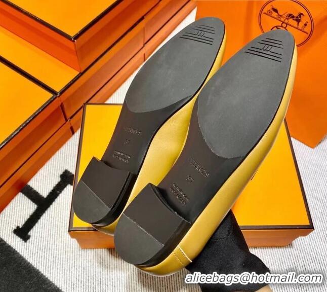 Hot Style Hermes Pairs Loafer in Calfskin Brown/Black 611055