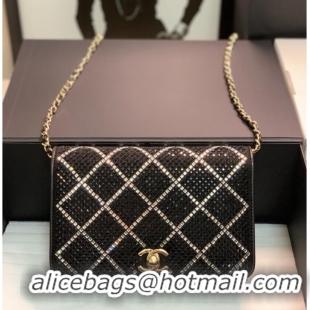 Most Popular Chanel WALLET ON CHAIN AP2853 Black