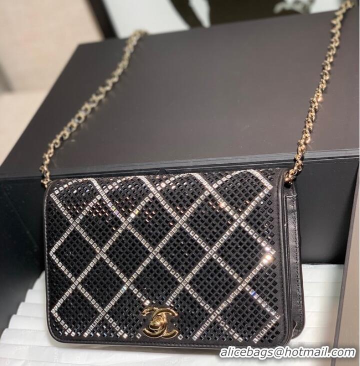 Most Popular Chanel WALLET ON CHAIN AP2853 Black