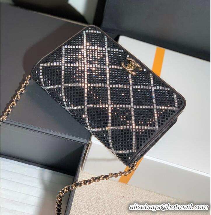 Most Popular Chanel WALLET ON CHAIN AP2853 Black