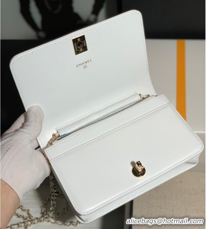 Good Quality Chanel WALLET ON CHAIN AP2853 white