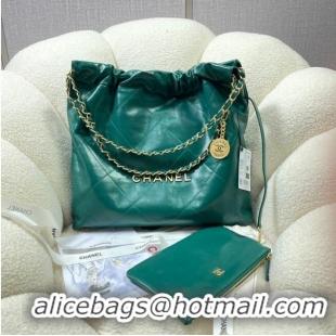 Pretty Style CHANEL 22 HANDBAG AS3260 green