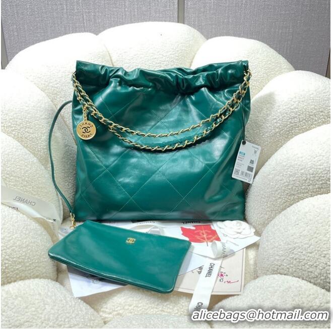 Pretty Style CHANEL 22 HANDBAG AS3260 green