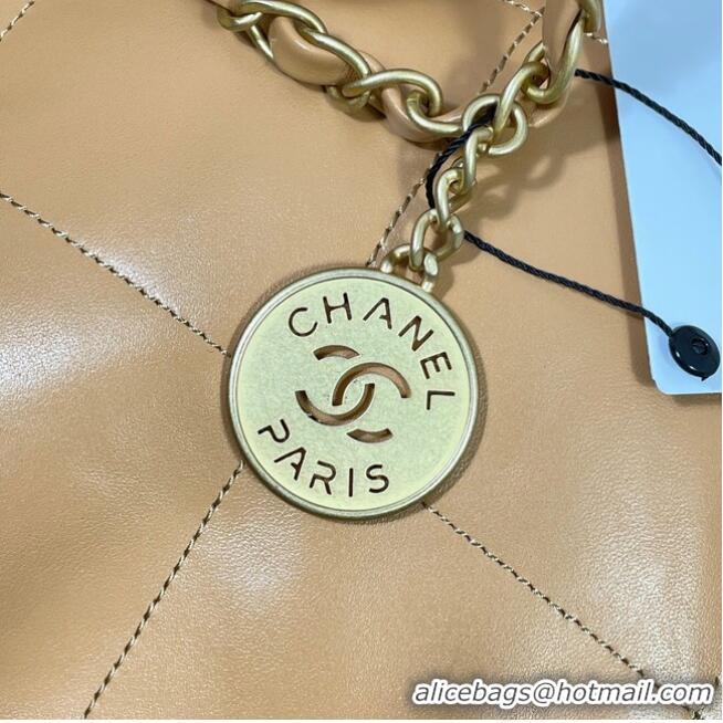 Grade Quality CHANEL 22 HANDBAG AS3262 Apricot