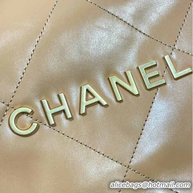 Grade Quality CHANEL 22 HANDBAG AS3262 Apricot