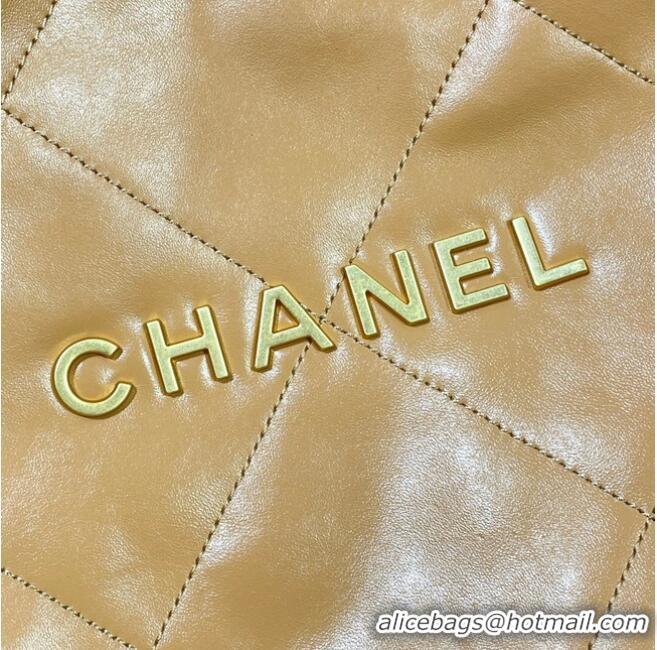 Buy Inexpensive CHANEL 22 HANDBAG AS3260 Apricot