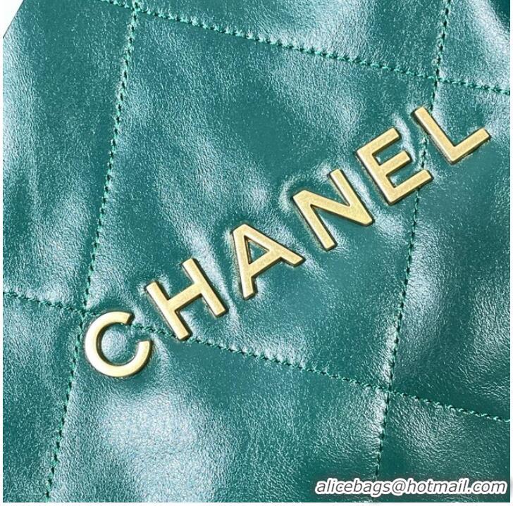 Buy Luxury CHANEL 22 HANDBAG AS3262 green