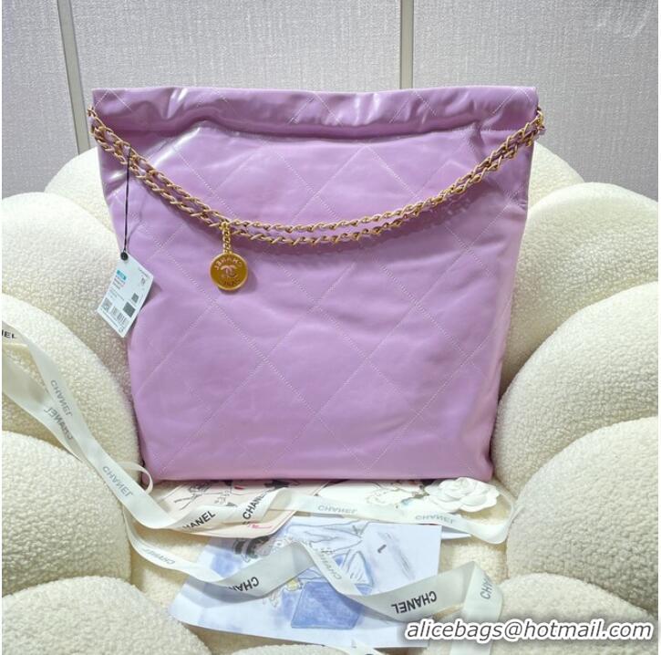 Pretty Style CHANEL 22 HANDBAG AS3262 Purple