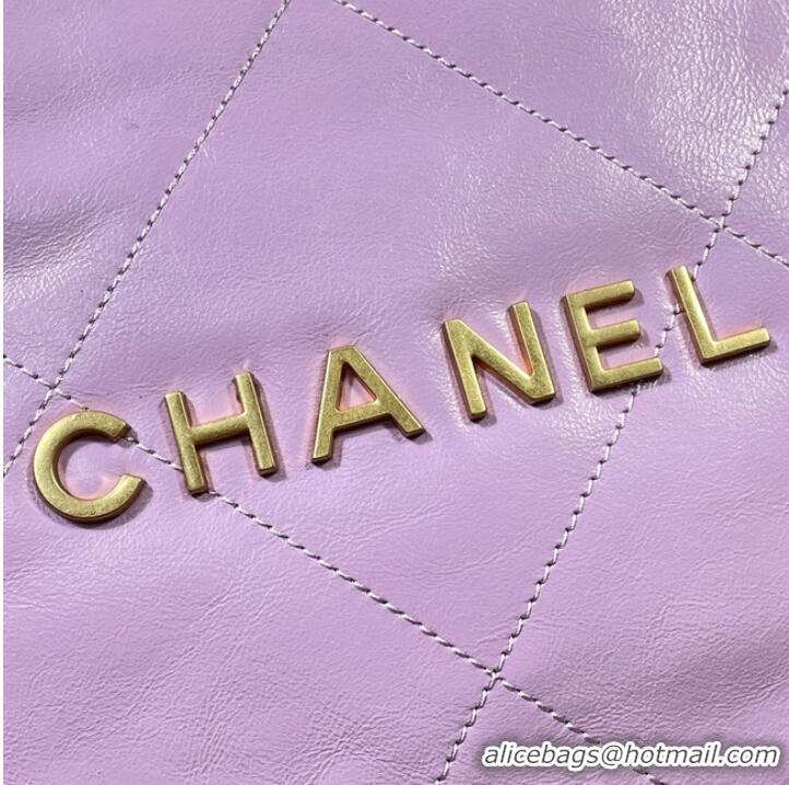 Pretty Style CHANEL 22 HANDBAG AS3262 Purple