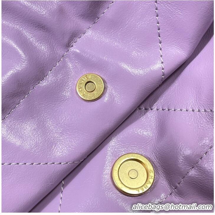 Pretty Style CHANEL 22 HANDBAG AS3262 Purple