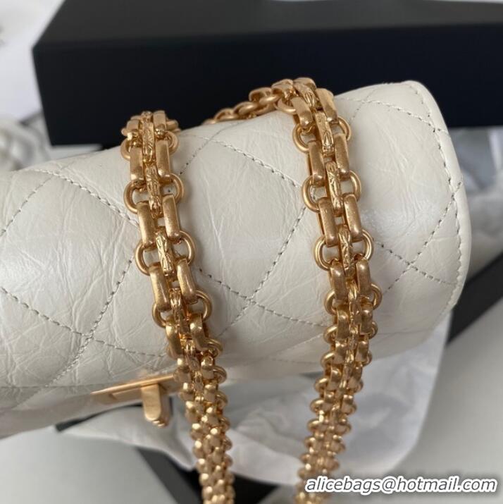 Promotional CHANEL CLASSIC WALLET ON CHAIN AP1764 Calfskin & Gold-Tone Metal AP1764 white