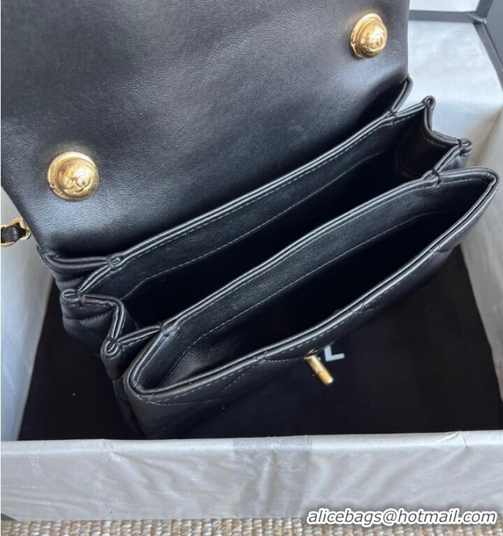 Super Quality Chanel FLAP BAG Lambskin & Gold-Tone Metal AS3366 black