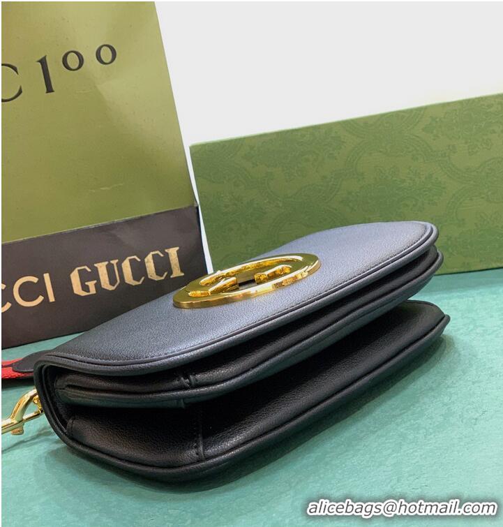 Good Product Gucci Blondie Original leahter shoulder bag 698643 black