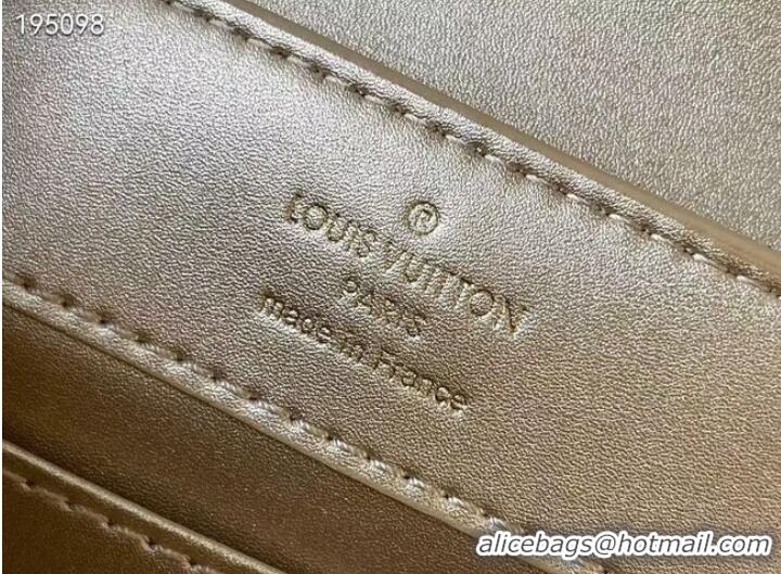 Popular Style Louis Vuitton crocodile skin CAPUCINES MINI M81190 gold