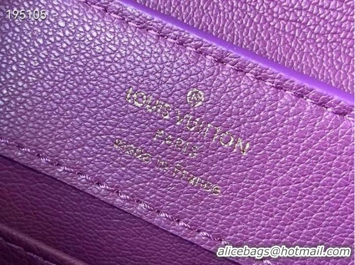 Cheapest Louis Vuitton crocodile skin CAPUCINES MINI M81190 purple