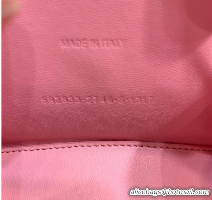 Reasonable Price Balenciaga HOURGLASS XS HANDBAG EMBOSSED CALFSKIN 59353 pink