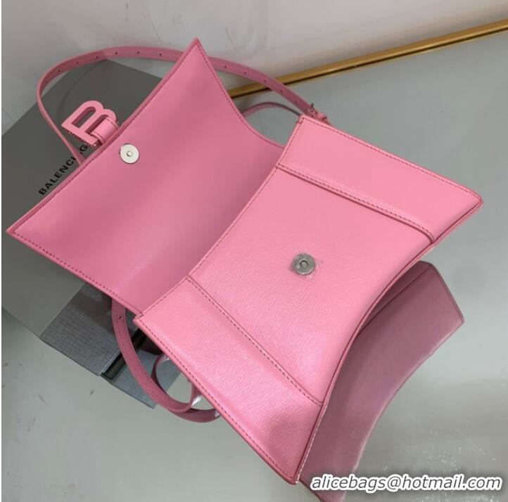 Good Looking Balenciaga HOURGLASS SMALL TOP HANDLE BAG 592834 PINK