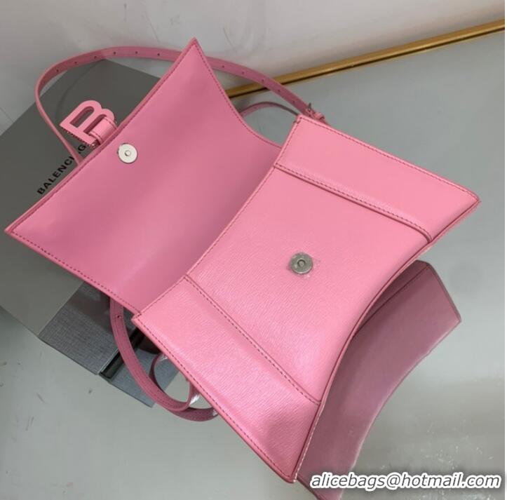 Good Looking Balenciaga HOURGLASS SMALL TOP HANDLE BAG 592834 PINK