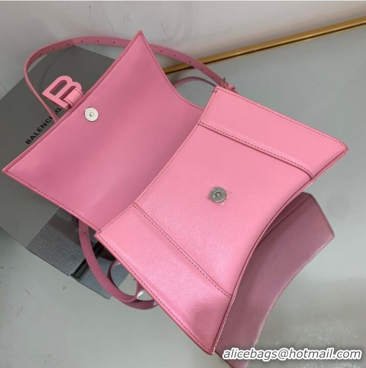 Good Looking Balenciaga HOURGLASS SMALL TOP HANDLE BAG 592834 PINK