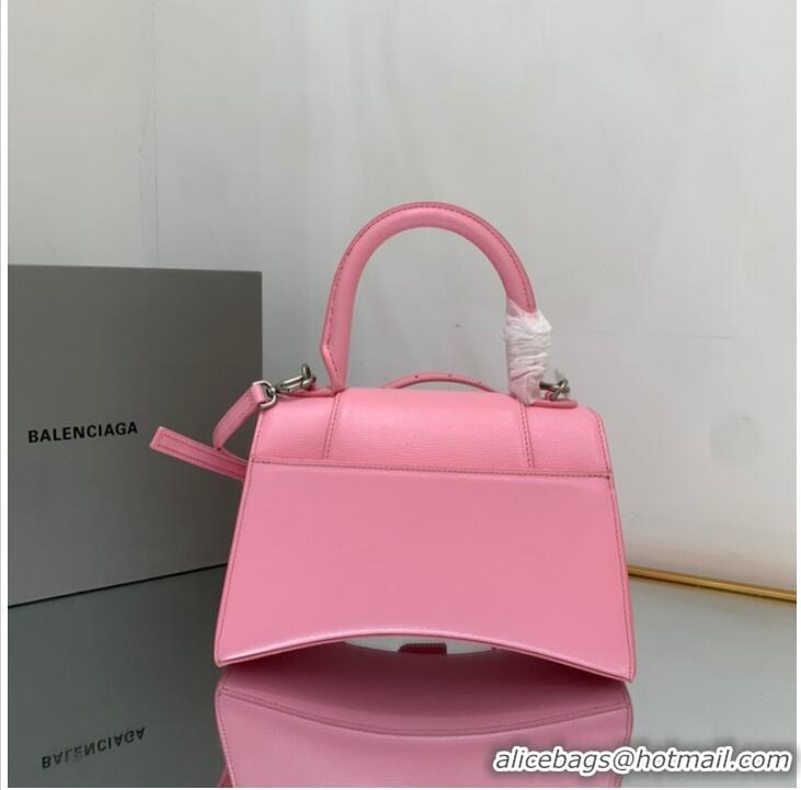 Good Looking Balenciaga HOURGLASS SMALL TOP HANDLE BAG 592834 PINK