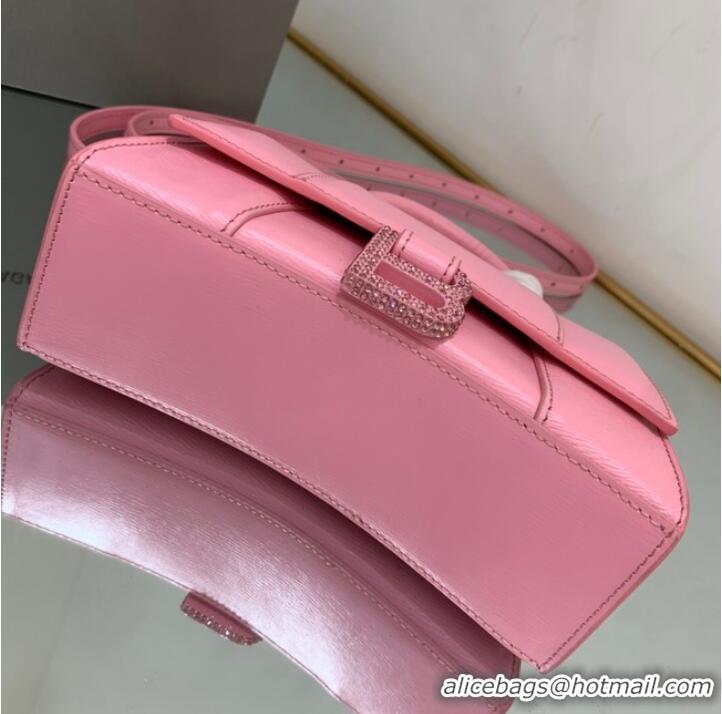 Top Quality Balenciaga HOURGLASS SMALL TOP HANDLE BAG 59353 pink