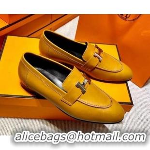 Unique Style Hermes Pairs Loafer in Calfskin Brown/Black 0611068