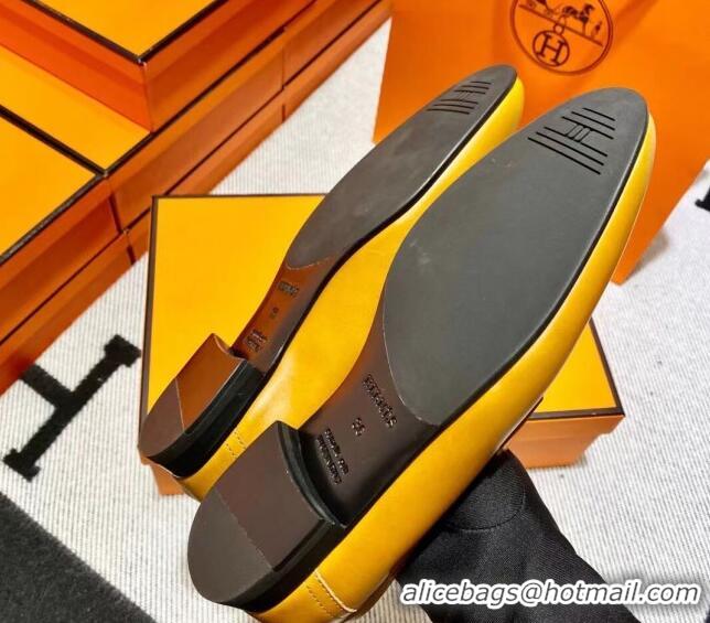 Unique Style Hermes Pairs Loafer in Calfskin Brown/Black 0611068