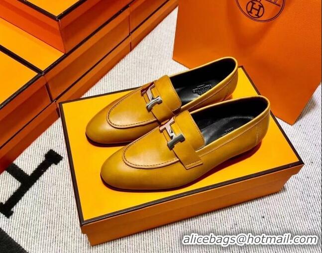 Unique Style Hermes Pairs Loafer in Calfskin Brown/Black 0611068