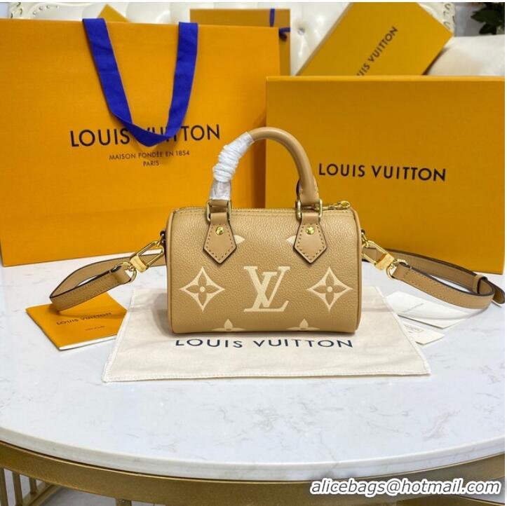 Reasonable Price Louis Vuitton NANO SPEEDY M81457 Arizona Beige