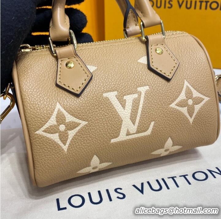 Reasonable Price Louis Vuitton NANO SPEEDY M81457 Arizona Beige