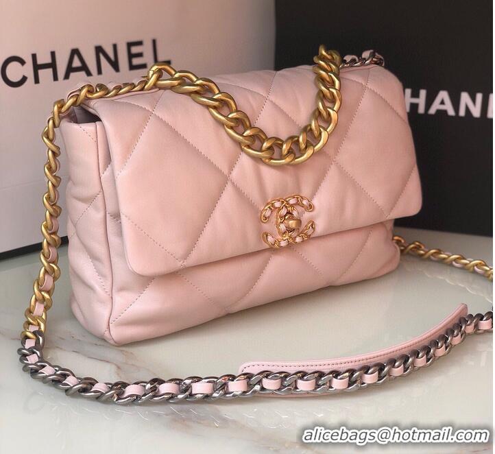 Shop Discount CHANEL Original Lambskin 19 Flap Bag AS1160 AS1161 light Pink