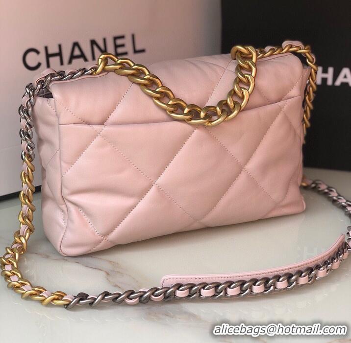 Shop Discount CHANEL Original Lambskin 19 Flap Bag AS1160 AS1161 light Pink