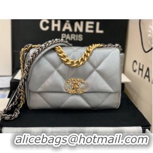 Good Product CHANEL Original Lambskin 19 Flap Bag AS1160 AS1161 Silver