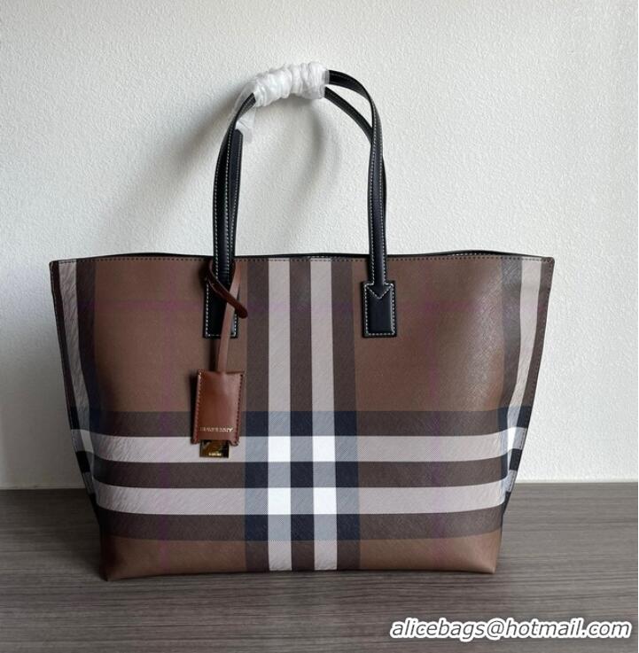 Famous Brand BurBerry Shoulder Bag 5031 dark brown