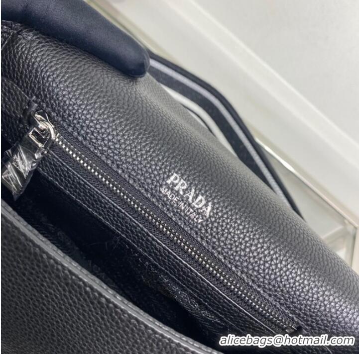 Buy Inexpensive Prada Leather bag with shoulder strap 1BD314 black