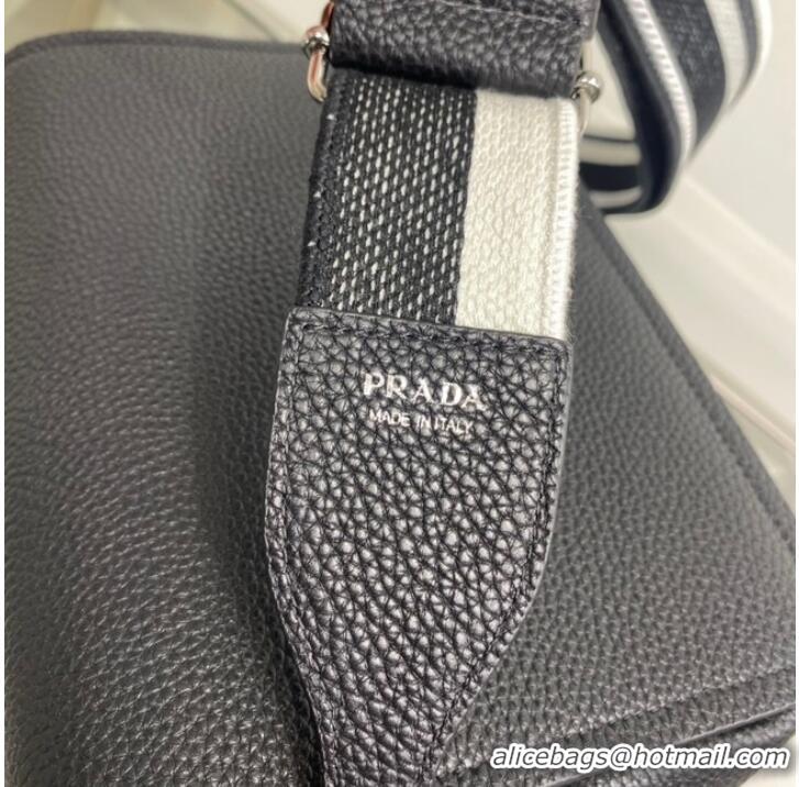 Buy Inexpensive Prada Leather bag with shoulder strap 1BD314 black