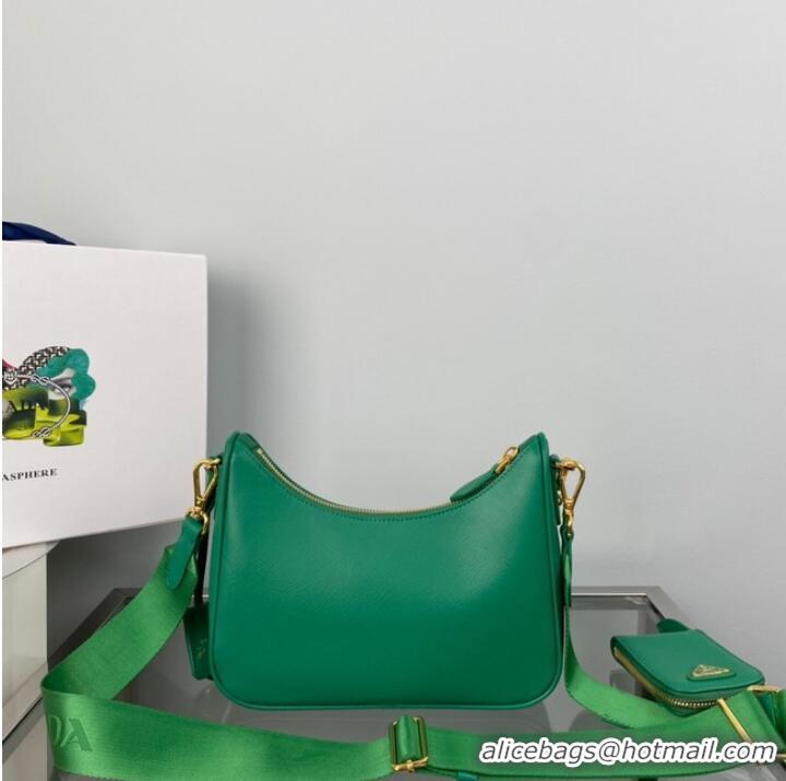 Promotional Prada Re-Edition 2005 Saffiano shoulder bag 1BH204 green