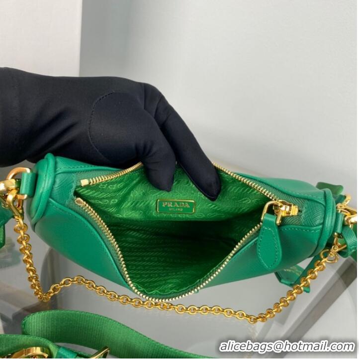 Promotional Prada Re-Edition 2005 Saffiano shoulder bag 1BH204 green