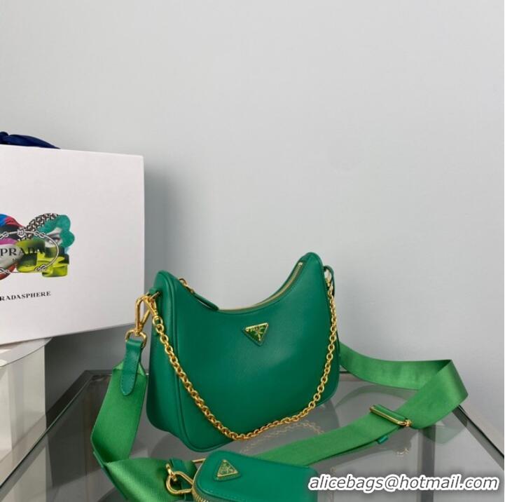 Promotional Prada Re-Edition 2005 Saffiano shoulder bag 1BH204 green