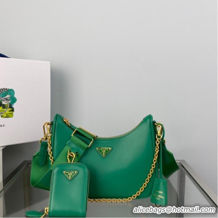 Promotional Prada Re-Edition 2005 Saffiano shoulder bag 1BH204 green