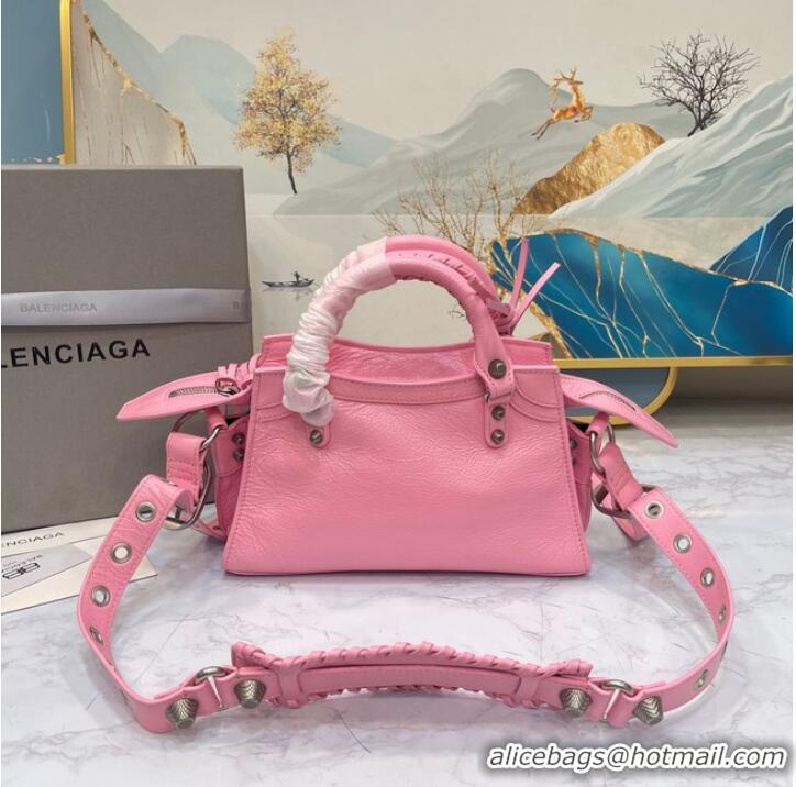 Buy Inexpensive Balenciaga NEO CAGOLE XS HANDBAG 05812 pink