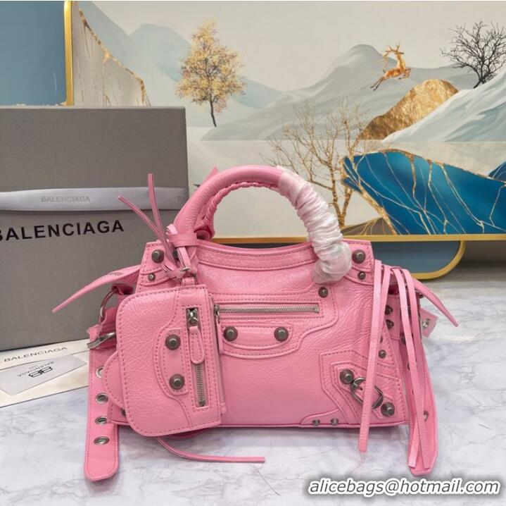 Buy Inexpensive Balenciaga NEO CAGOLE XS HANDBAG 05812 pink